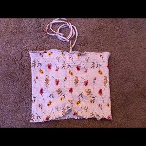 Forever 21 Floral Tube Top